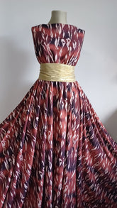 Latina Spandex - Caramiziu/Plum/Bej STO1161